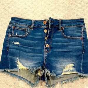 Super stretch high rise shortie from AEO, size 10